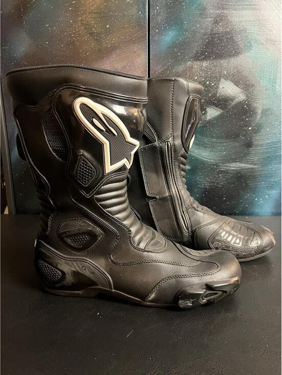 Alpinestars S-MX5 Leather Waterproof Motorbike Boots, EU 48, US 12.5 Motorcycle main image 14